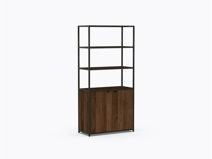 Pigou C Shelf 40" X 82"(h) in Walnut