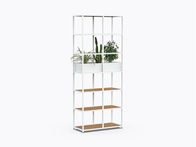 Étagère Pigou D 40" X 98"(h) en Chêne blanc
