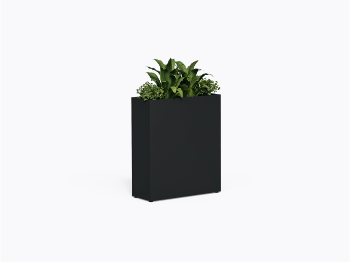 Porter Planter - 36 x 14 x 42" in Black Laminate
