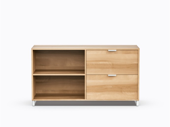 Ricardo Double Storage w/ 2 drawers in Yellow Birch
