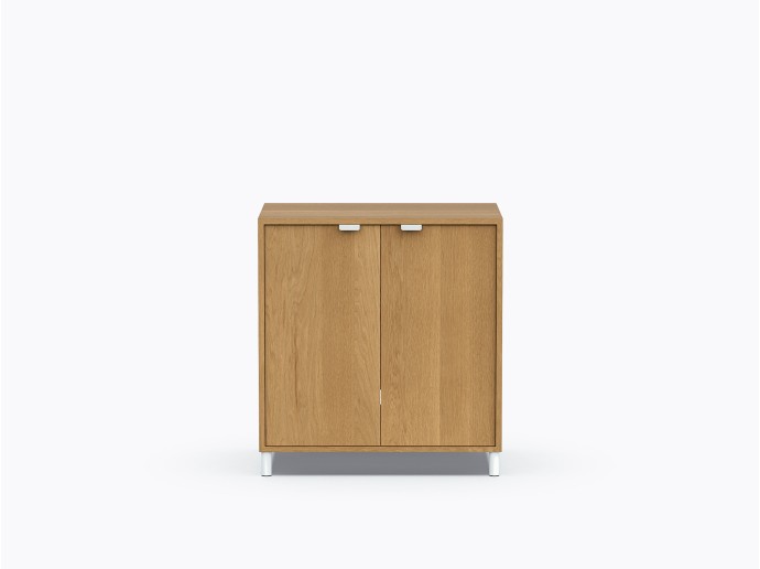 Ricardo Simple Storage w/ 2 doors in White Oak