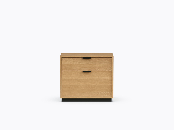 Ross Simple - 1 drawer / 1 file drawer - White Oak