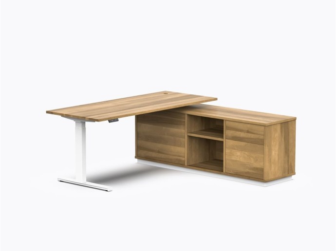 Bureau Gale Exécutif - 72'' x 55'' - Merisier L à droite