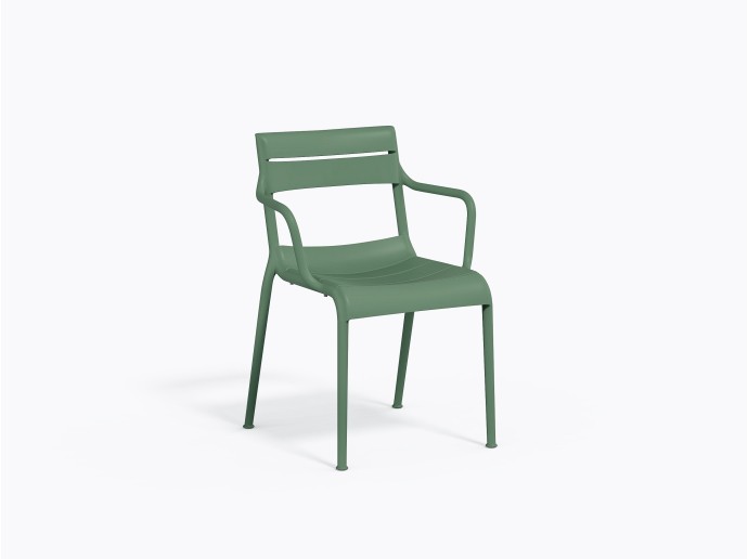 Chaise Souvenir 555 en Vert VE