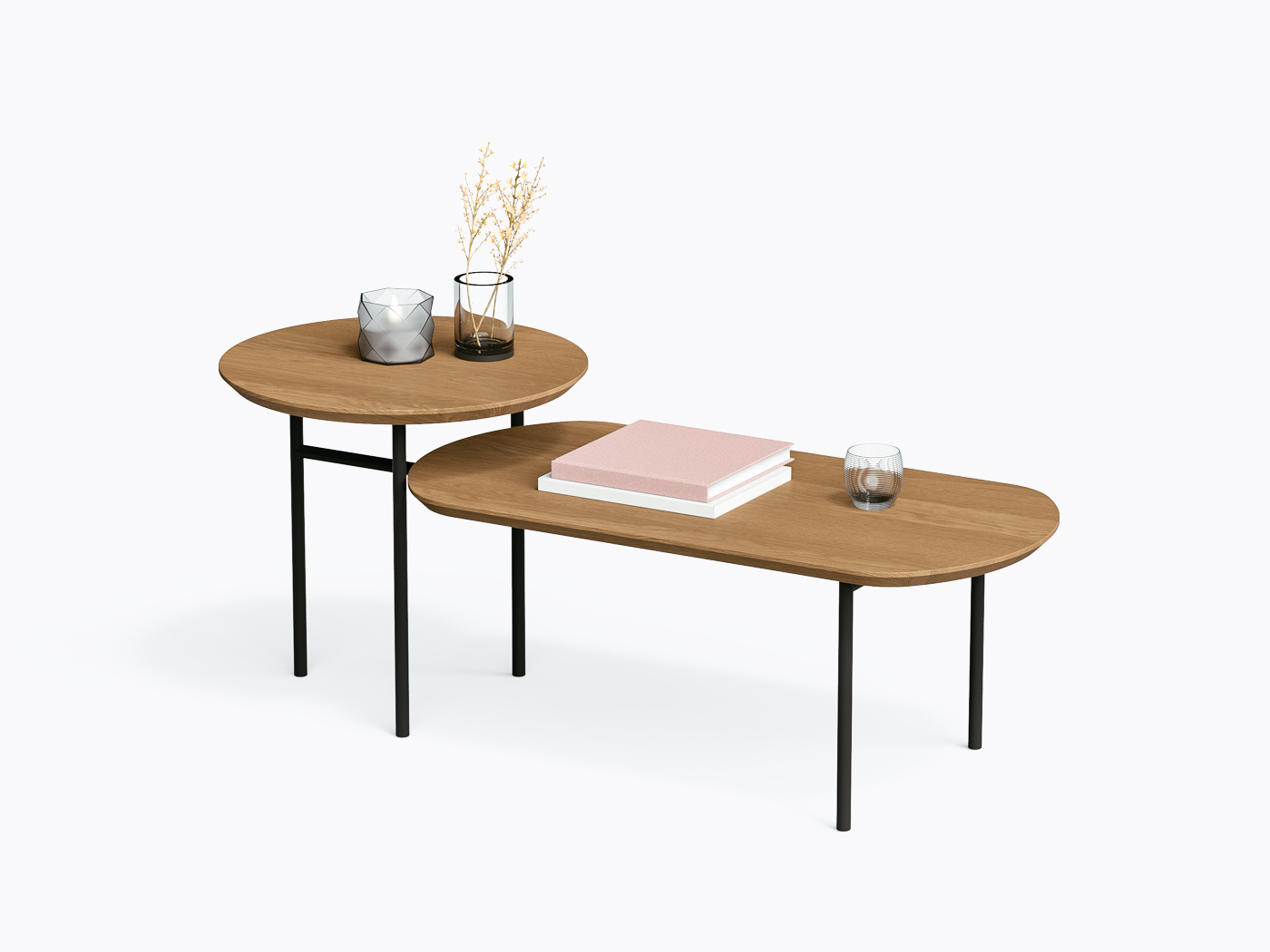 Daly Coffee Table - Rectangle - White Oak