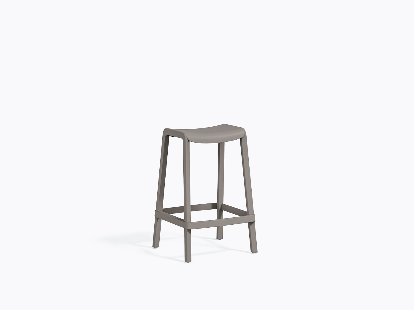 Tabouret comptoir Dome 267 - Gris BE