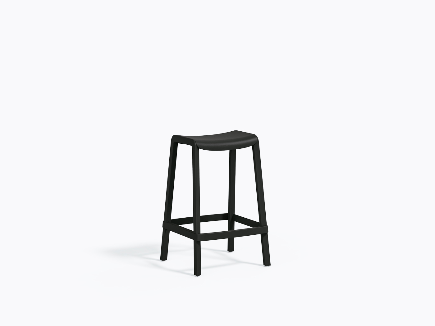 Tabouret comptoir Dome 267 - Noir NE