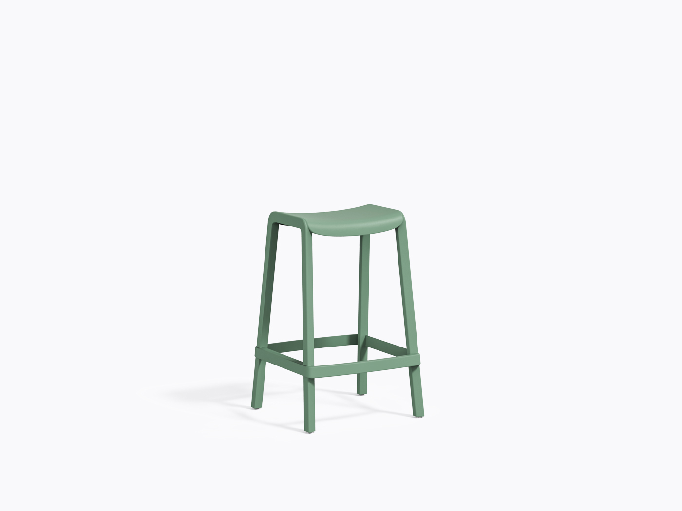 Dome 267 Countertop Stool - Green VE2