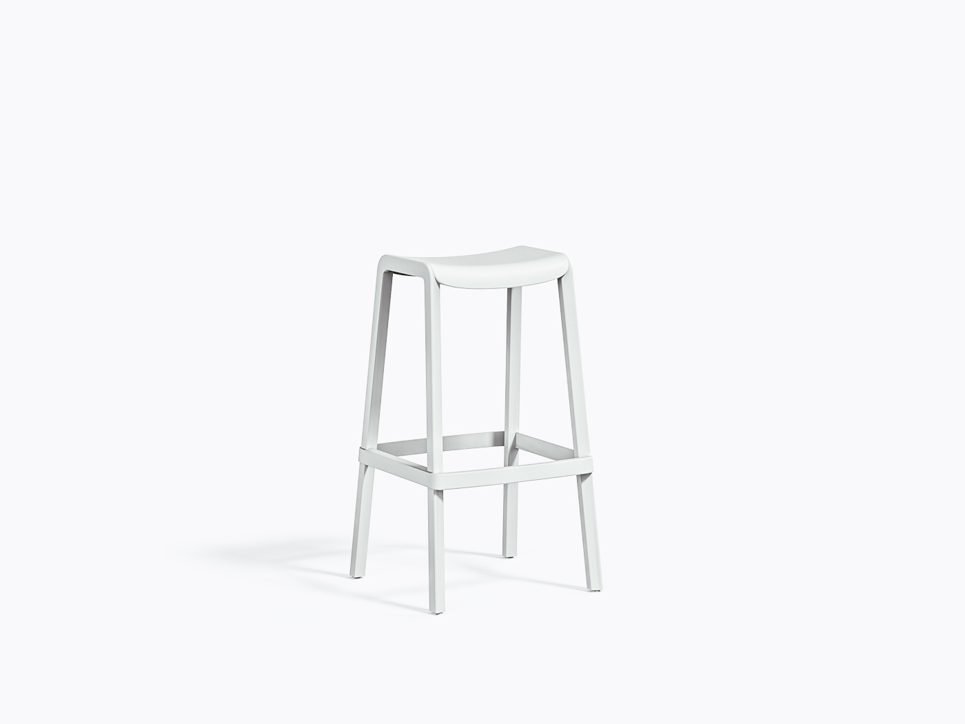 Dome 268 Bar Stool - White BI