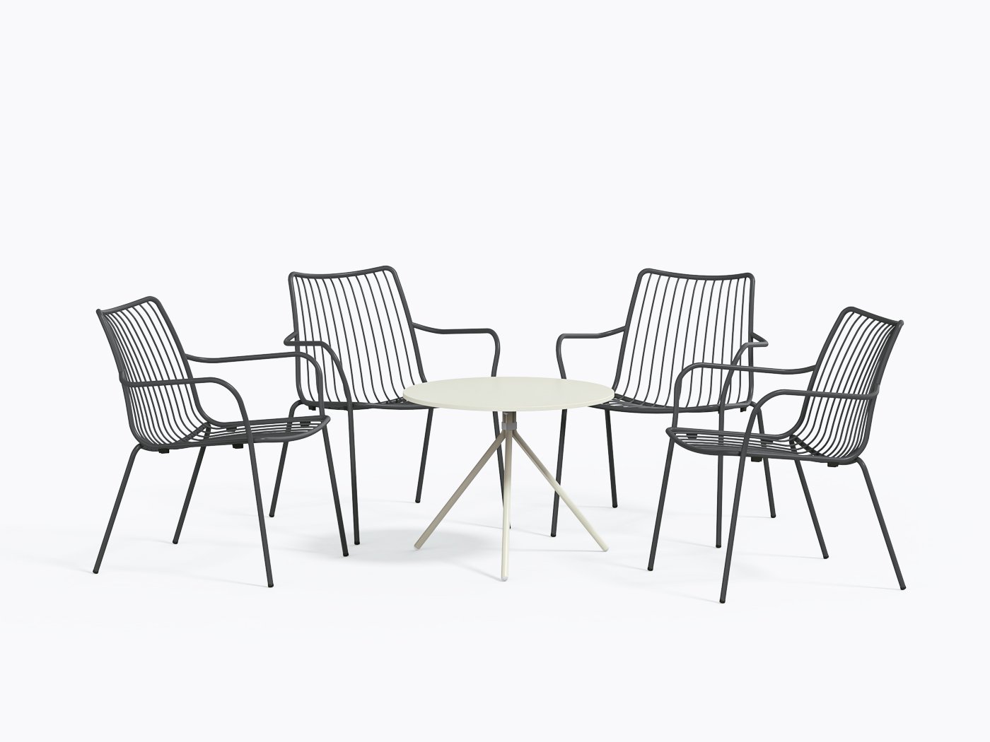 Nolita Bundle - 4 Chairs - Grey GAE