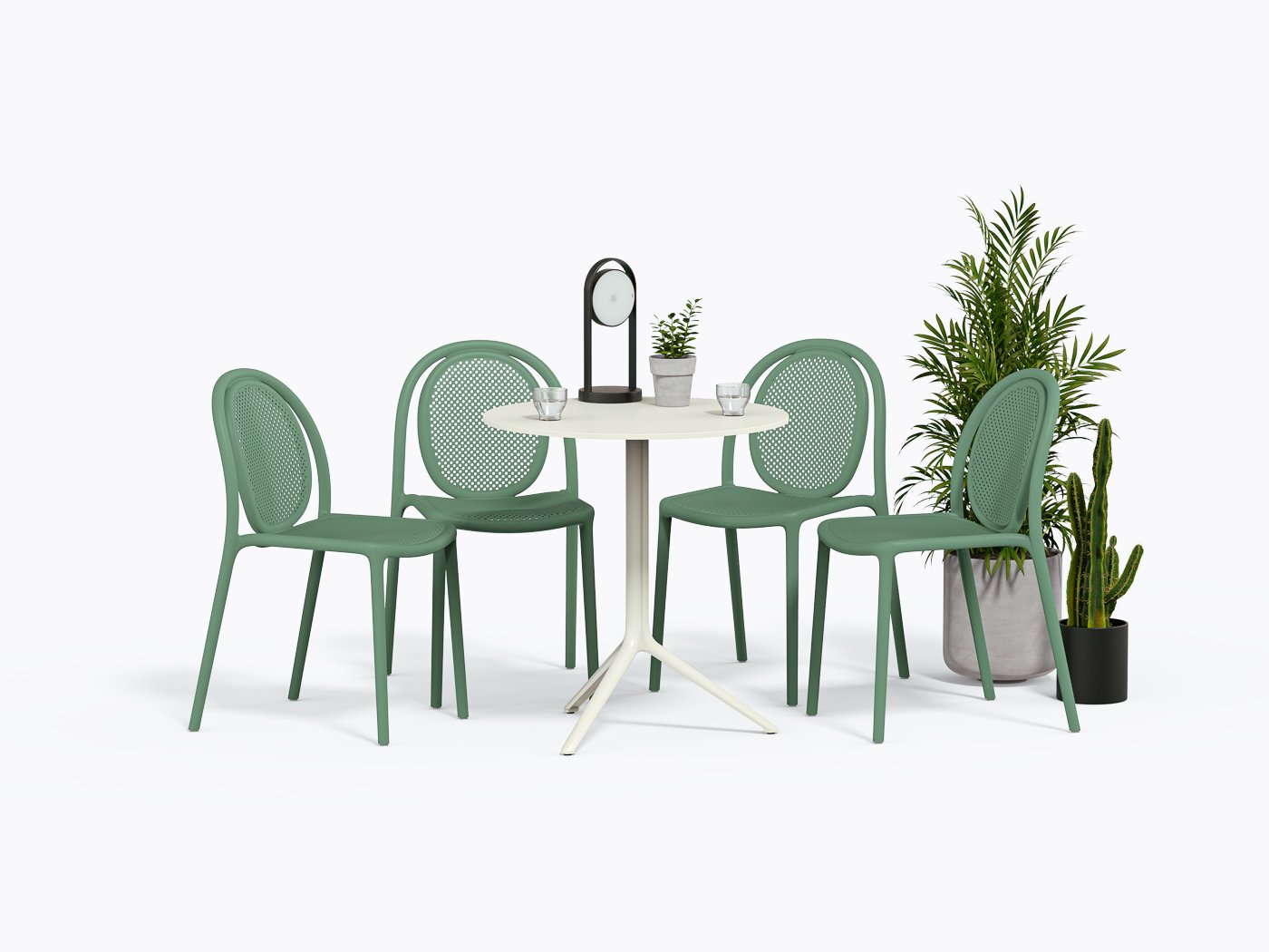 Remind Bundle - 4 Chairs - Green VE