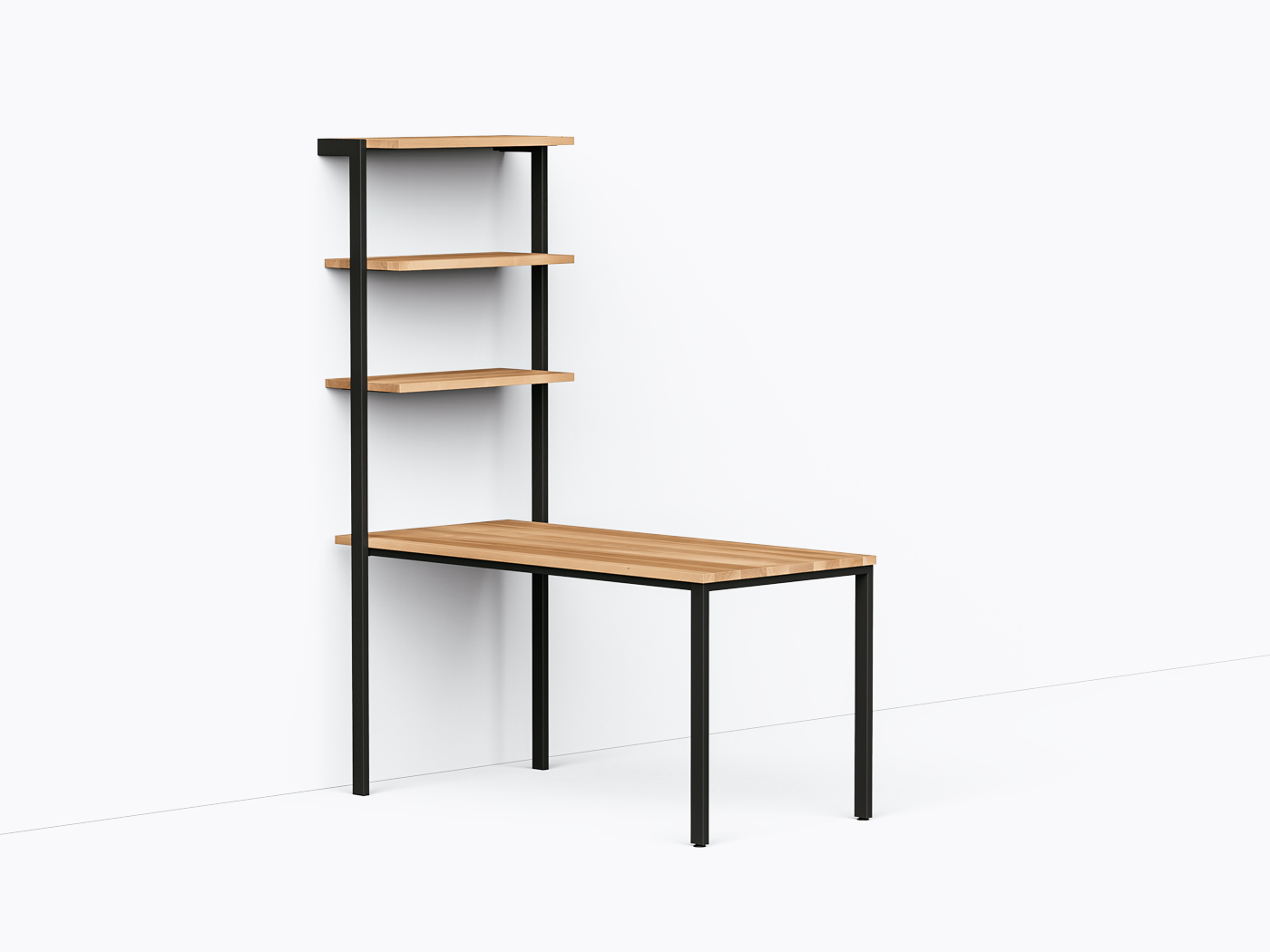 Franco L Shelf - 30" X 60" - Yellow Birch