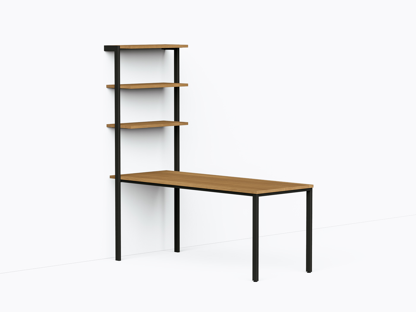 Étagère Franco L - 30" X 72" - Chêne blanc