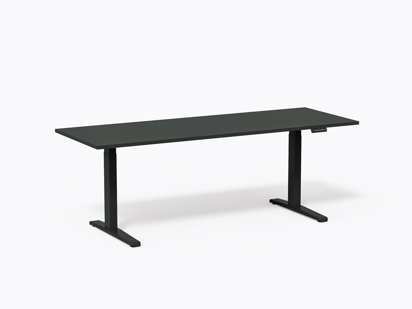 Gale Sit-to-stand Desk - 30" X 84" - Black Laminate
