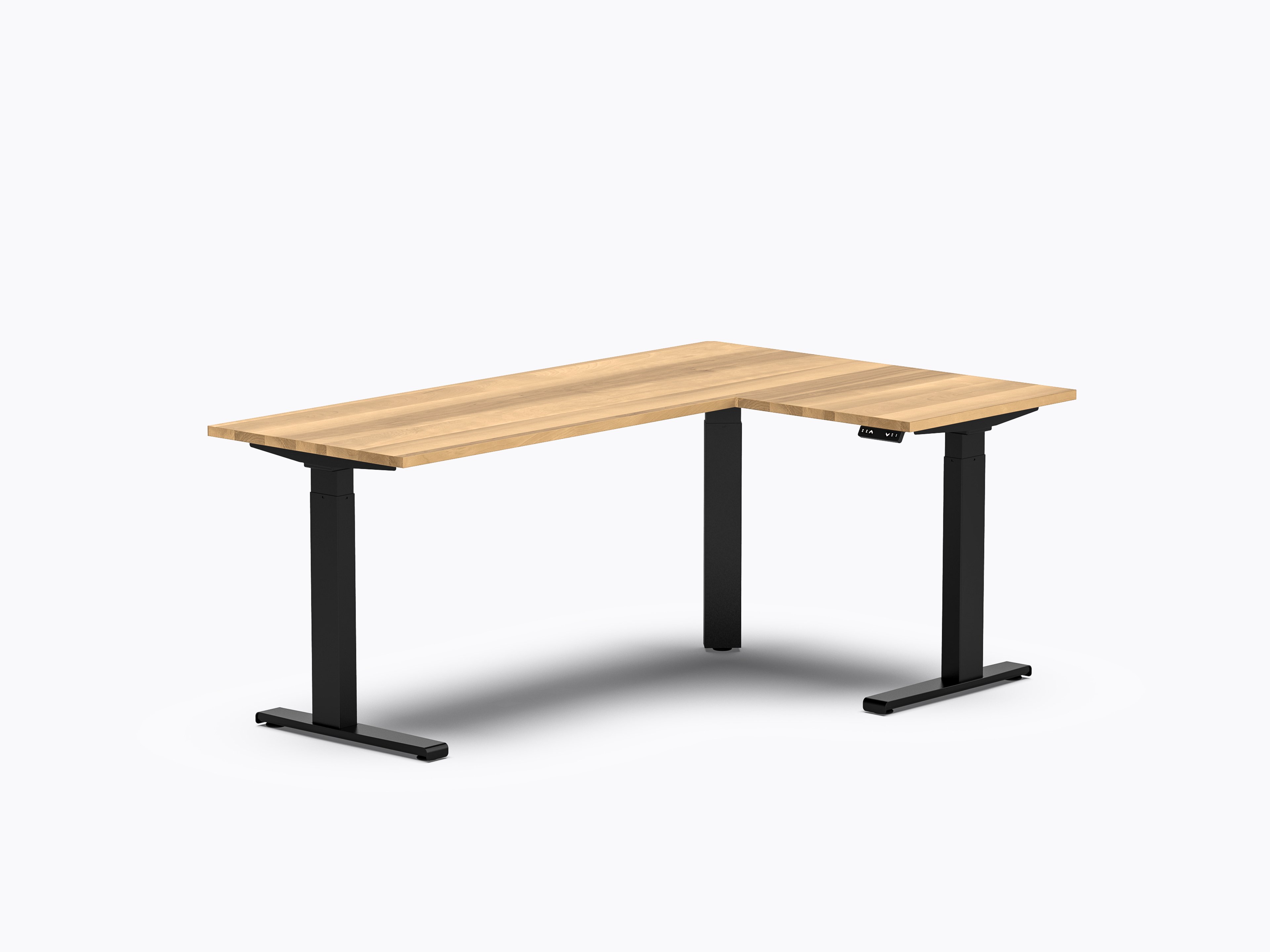 Gale L Sit-to-Stand Desk - 48" X 72" - Yellow Birch