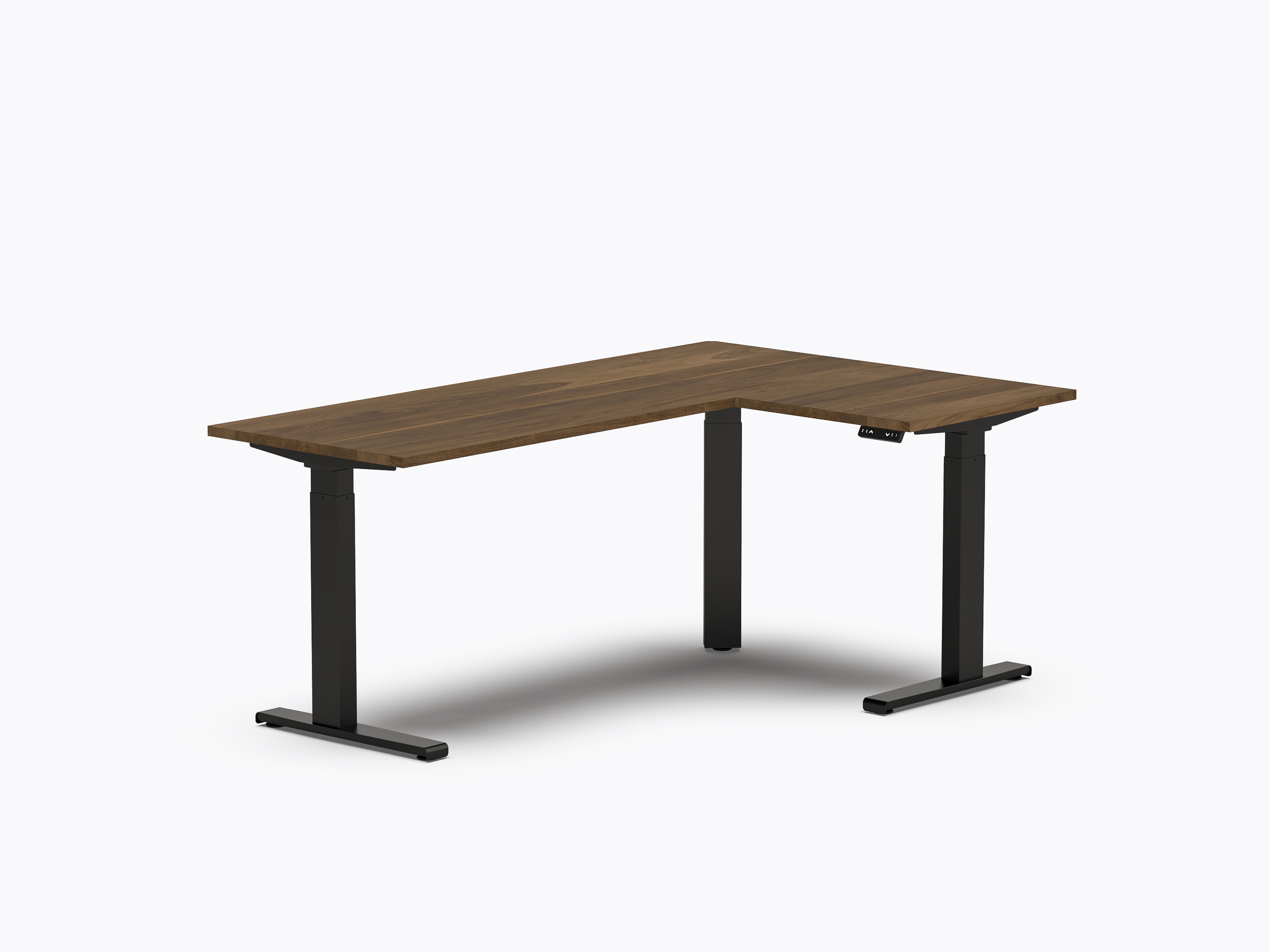 Bureau assis-debout Gale L - 48" X 72" - Noyer