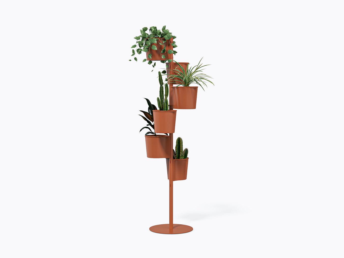 Hevea 5181 Standing Planter - Orange TE