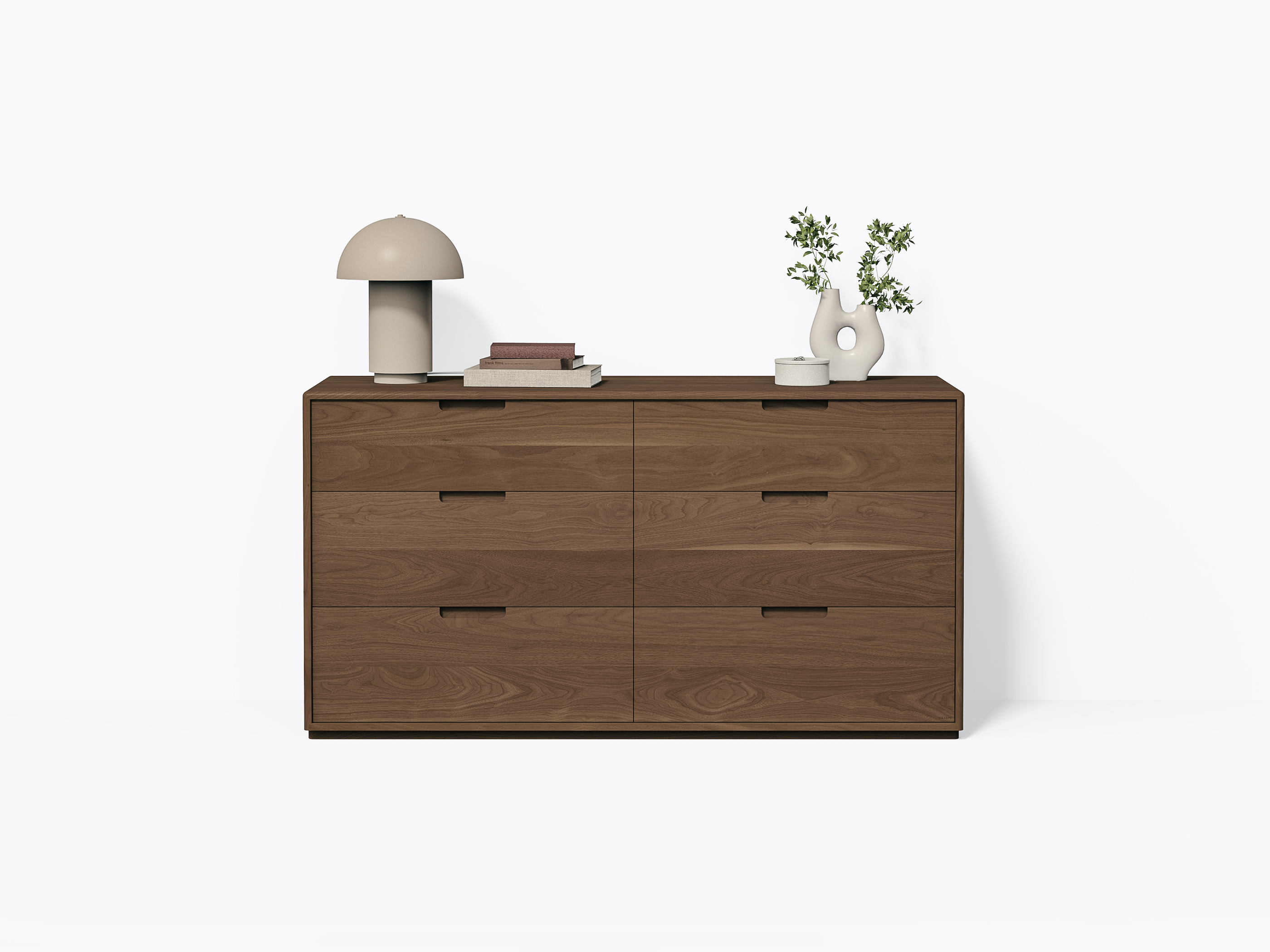 Kane Dresser 60" 6 Drawers - Walnut