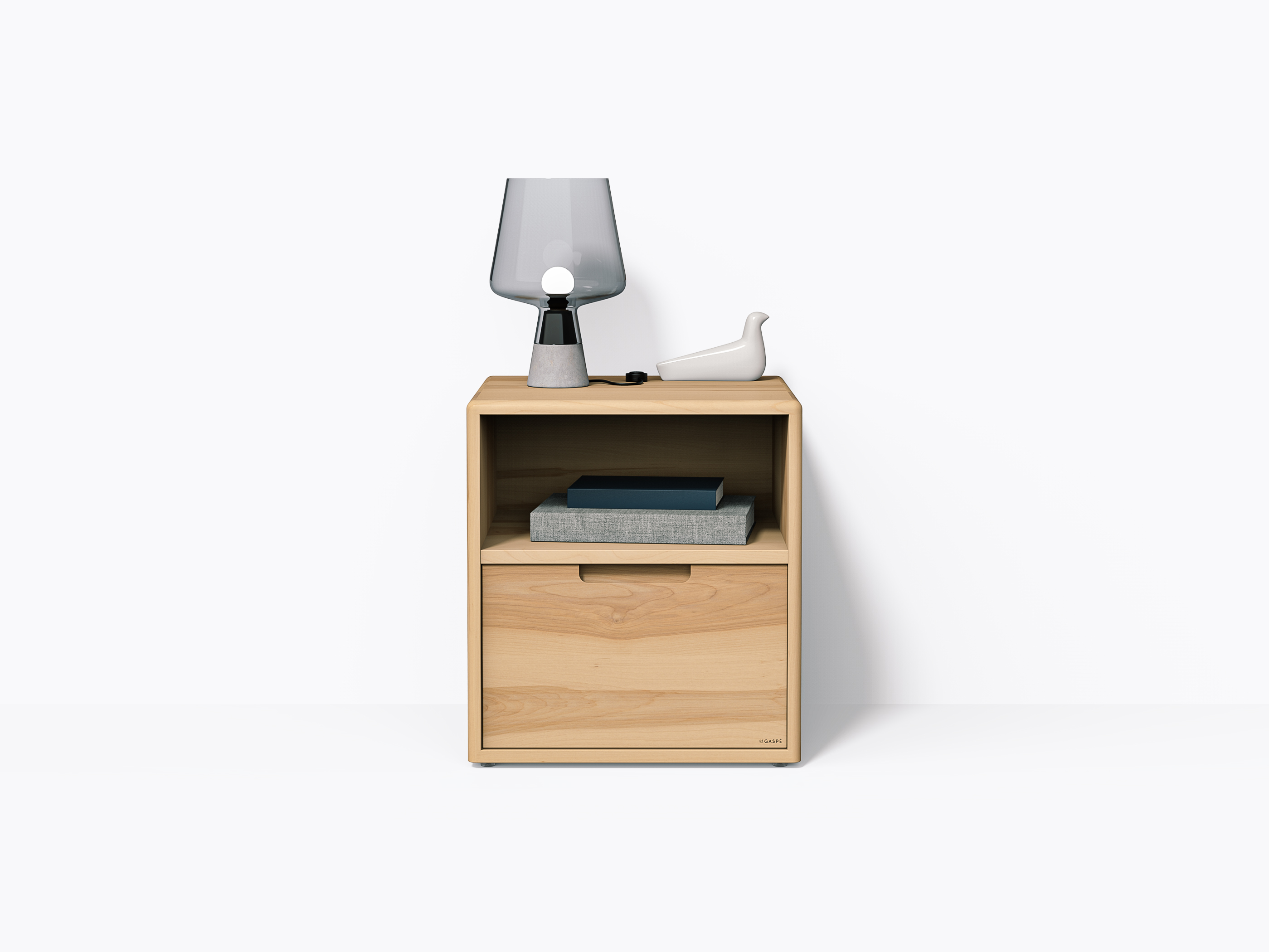Kane Nightstand 18" Upper Drawer - Yellow Birch