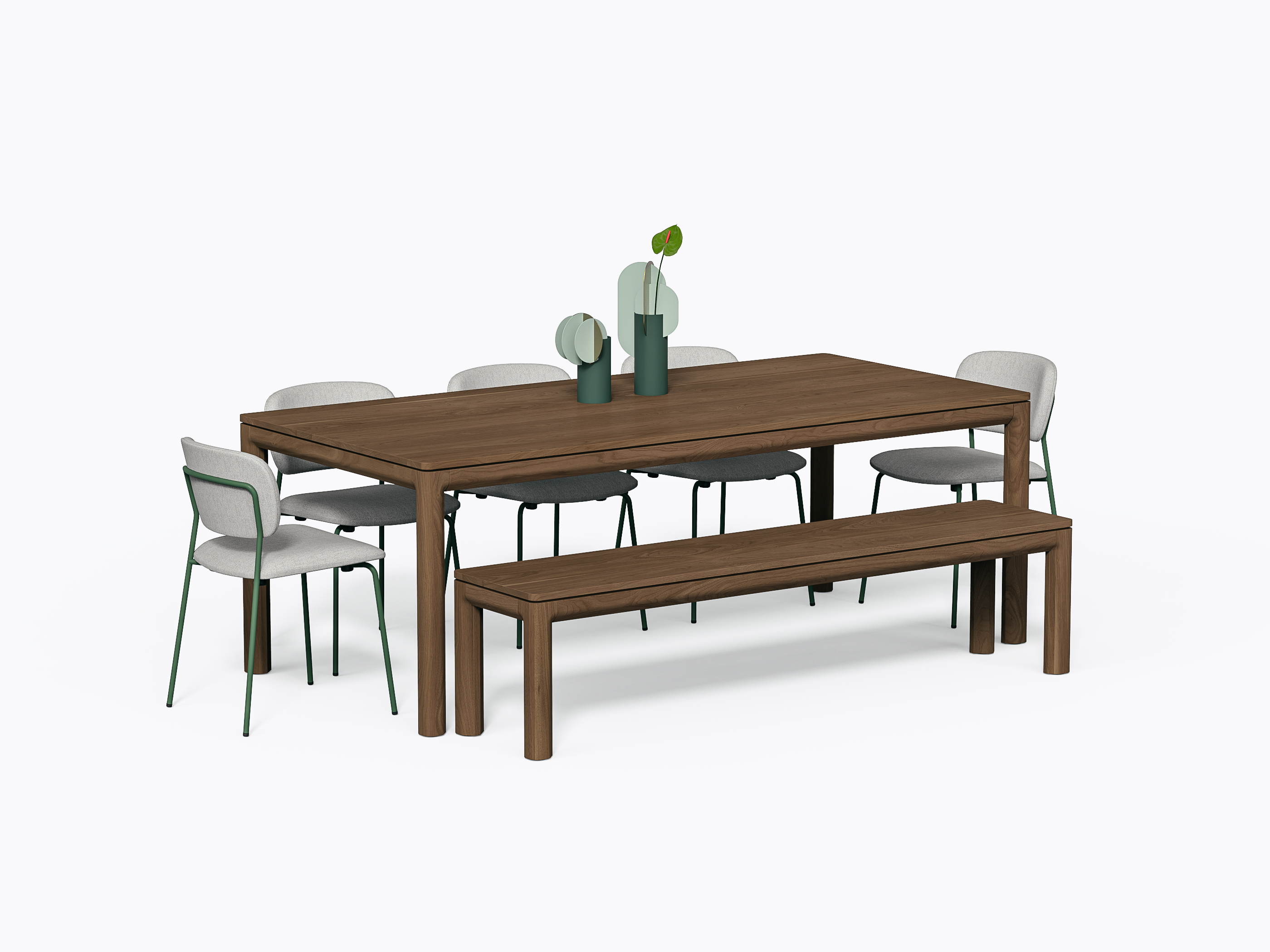 Table à manger Klein - 40" X 84" - Noyer