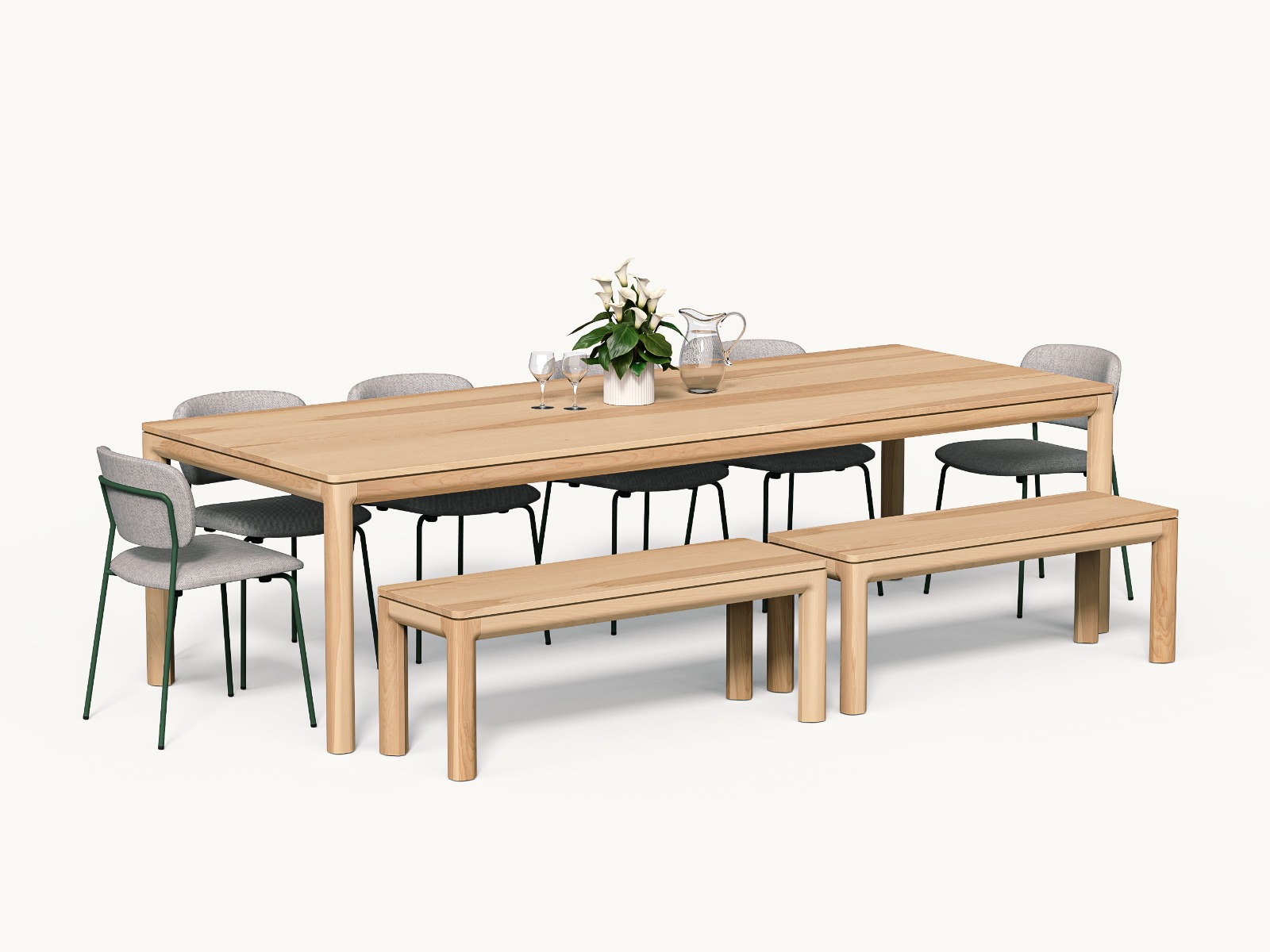 Custom - Klein 48 X 114 - Chêne blanc