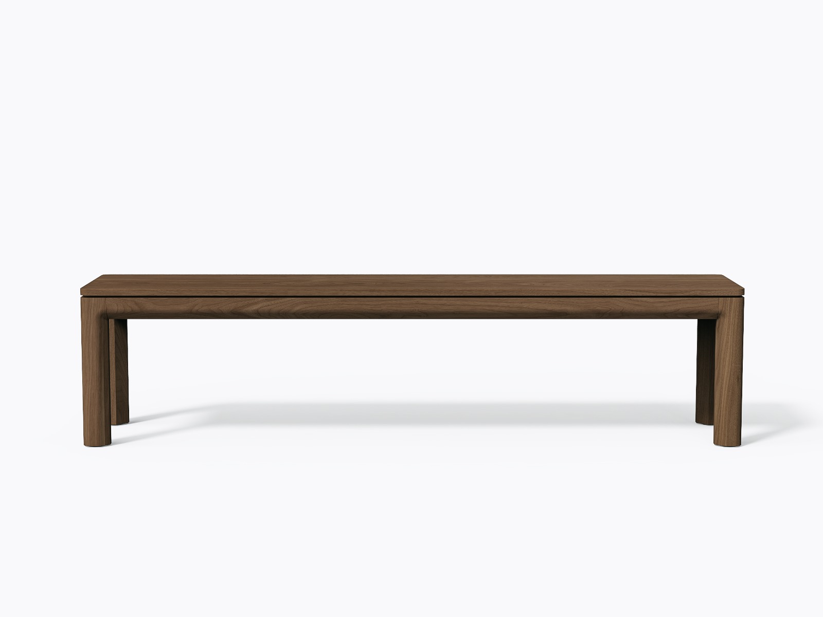 Banc Klein 74'' en noyer