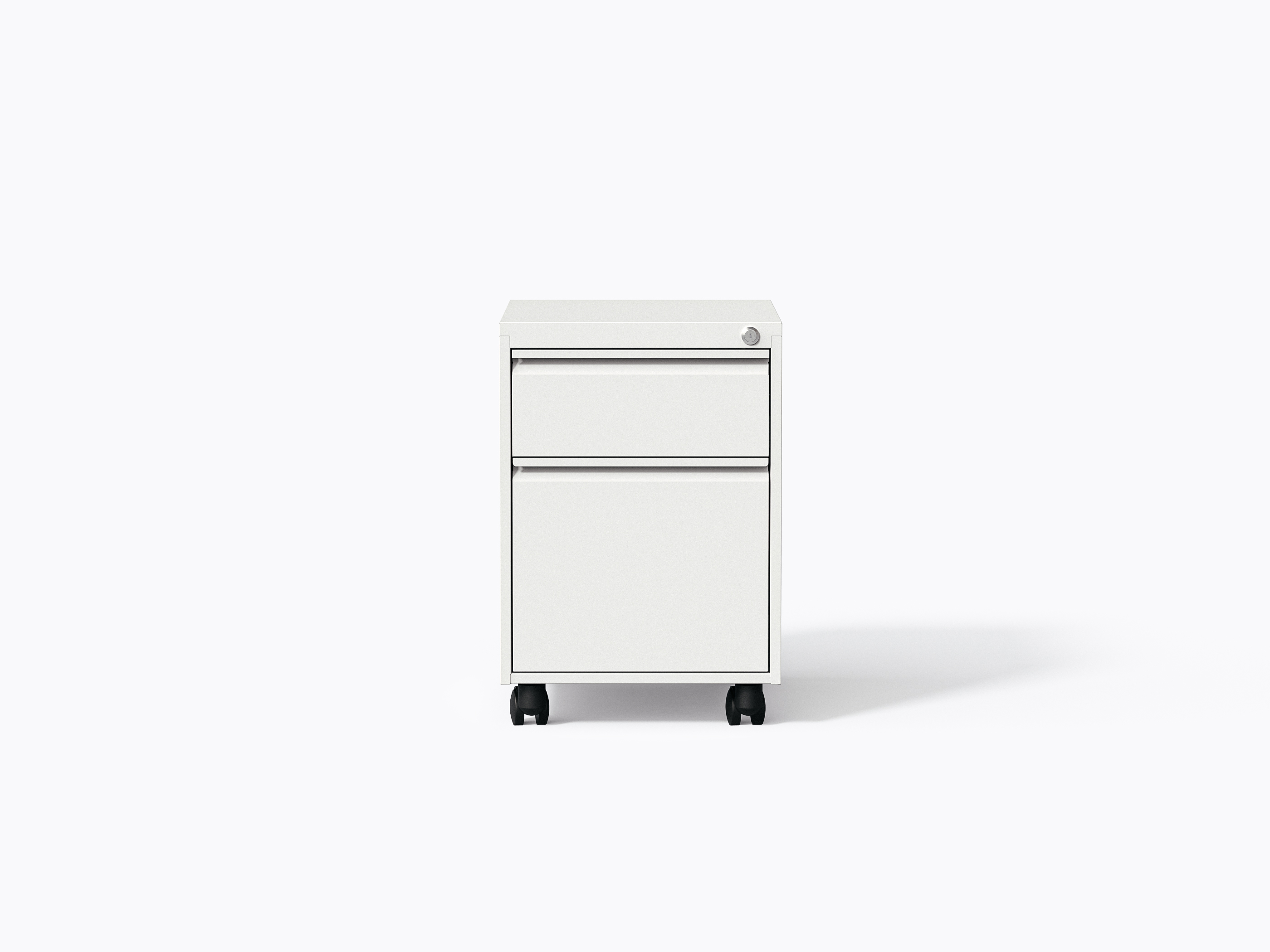 Mandell Storage Pedestal - White