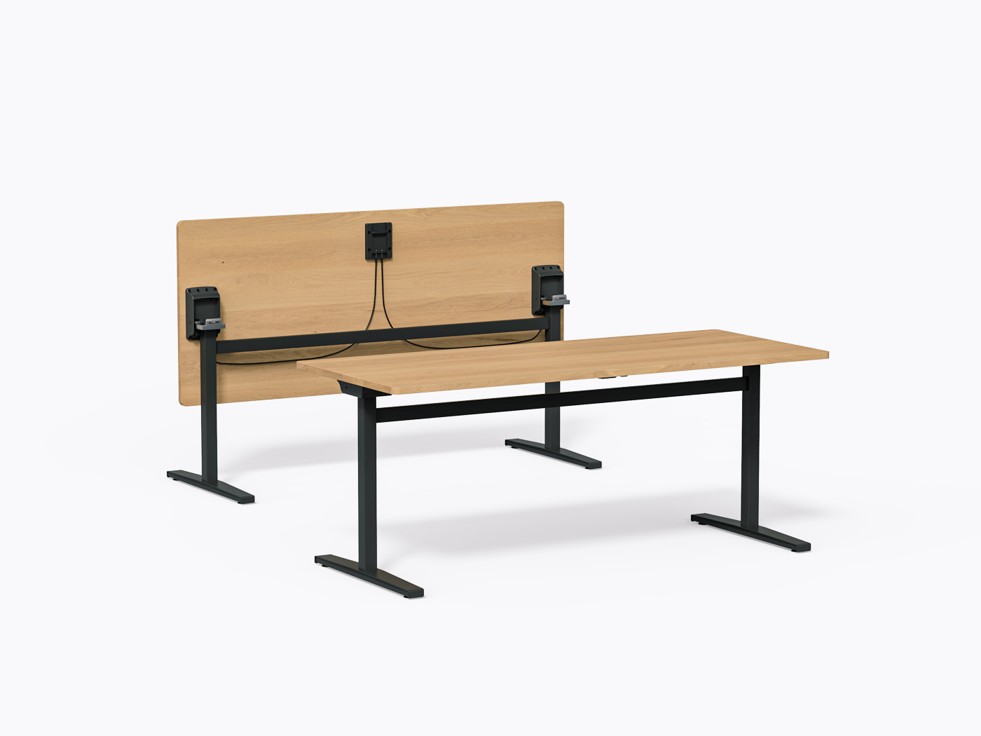 Moss Flip-top Table - 30" X 72"(h) - White Oak