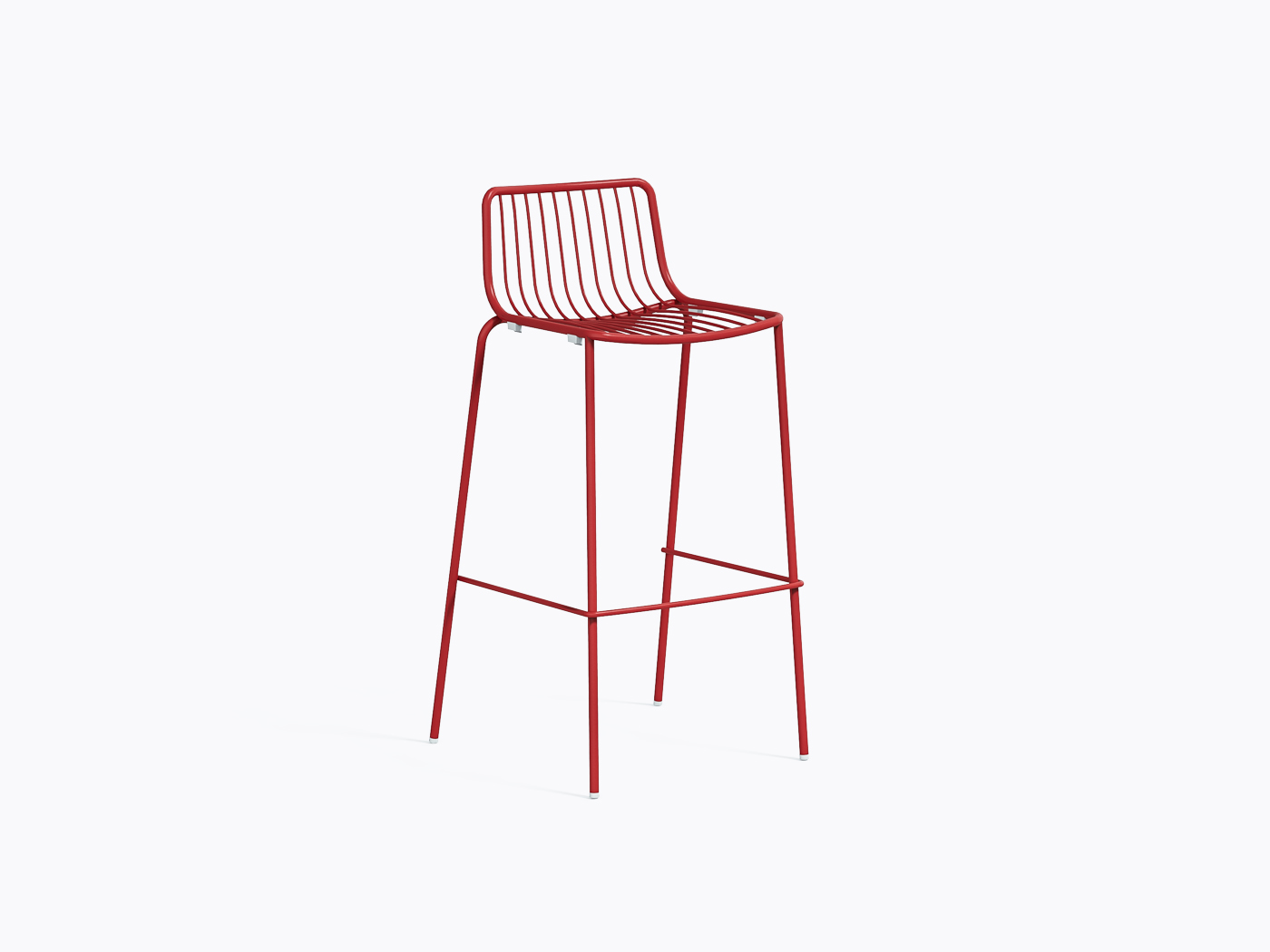 Tabouret bar Nolita 3658 - Rouge Ro200e