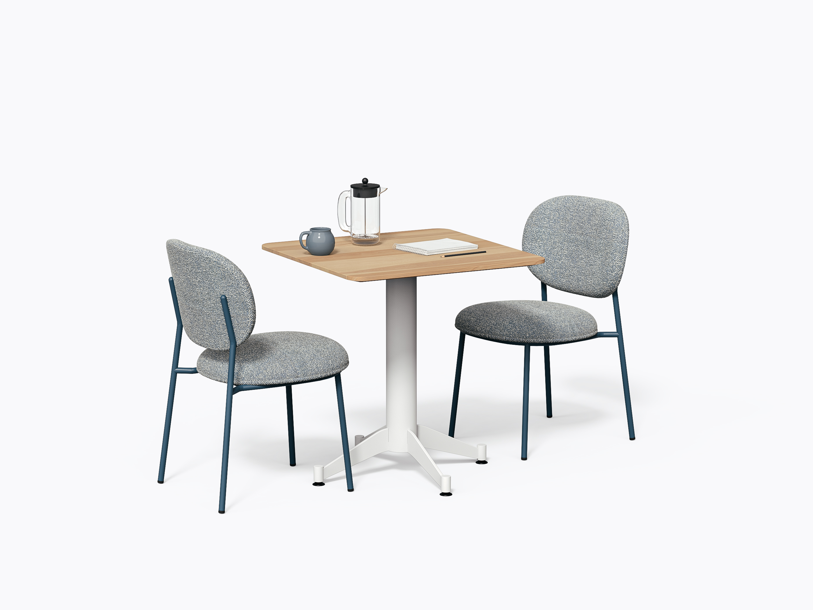 Table bistro Norman - 28" x 28" X 29.5"(h) - Merisier