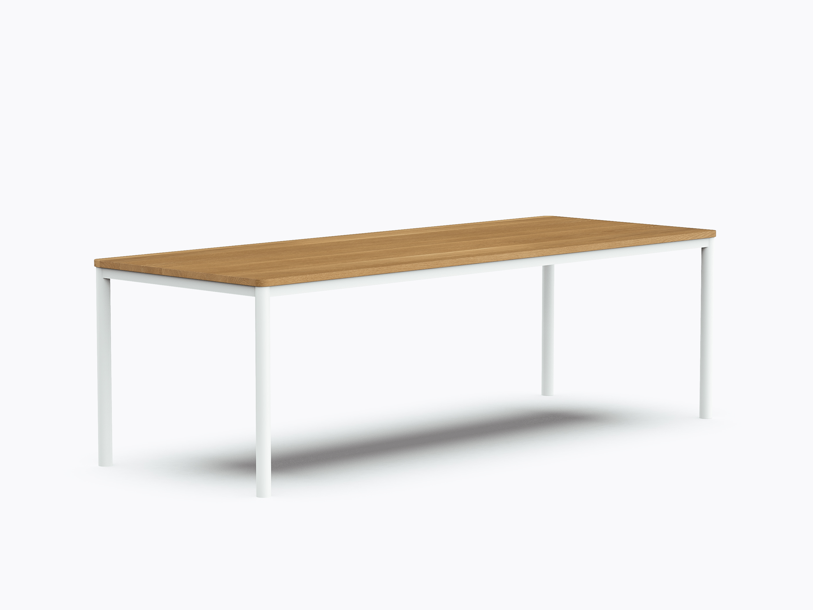 North Dining Table - 40" X 96" - White Oak