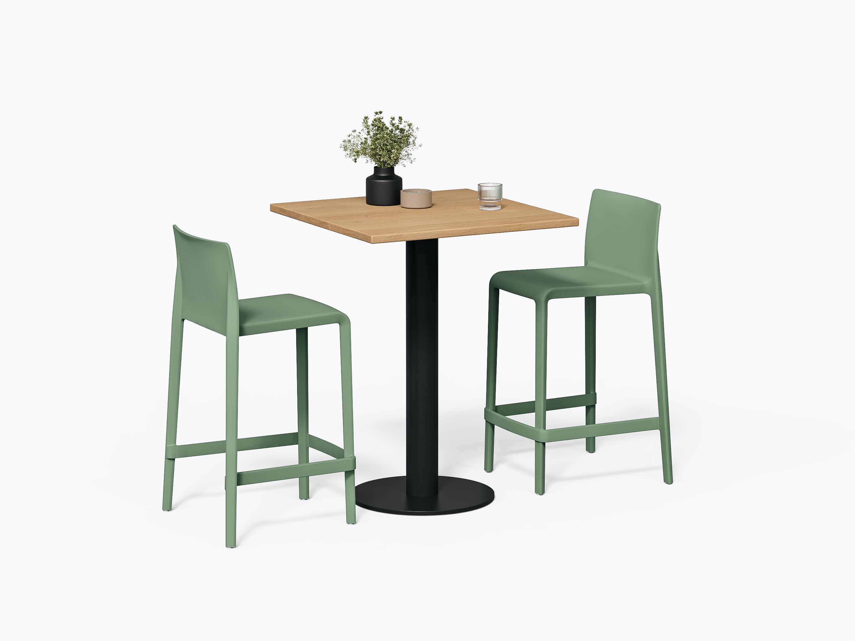 Olson Bistro Table - 28" x 28" X 36"(h) - White Oak