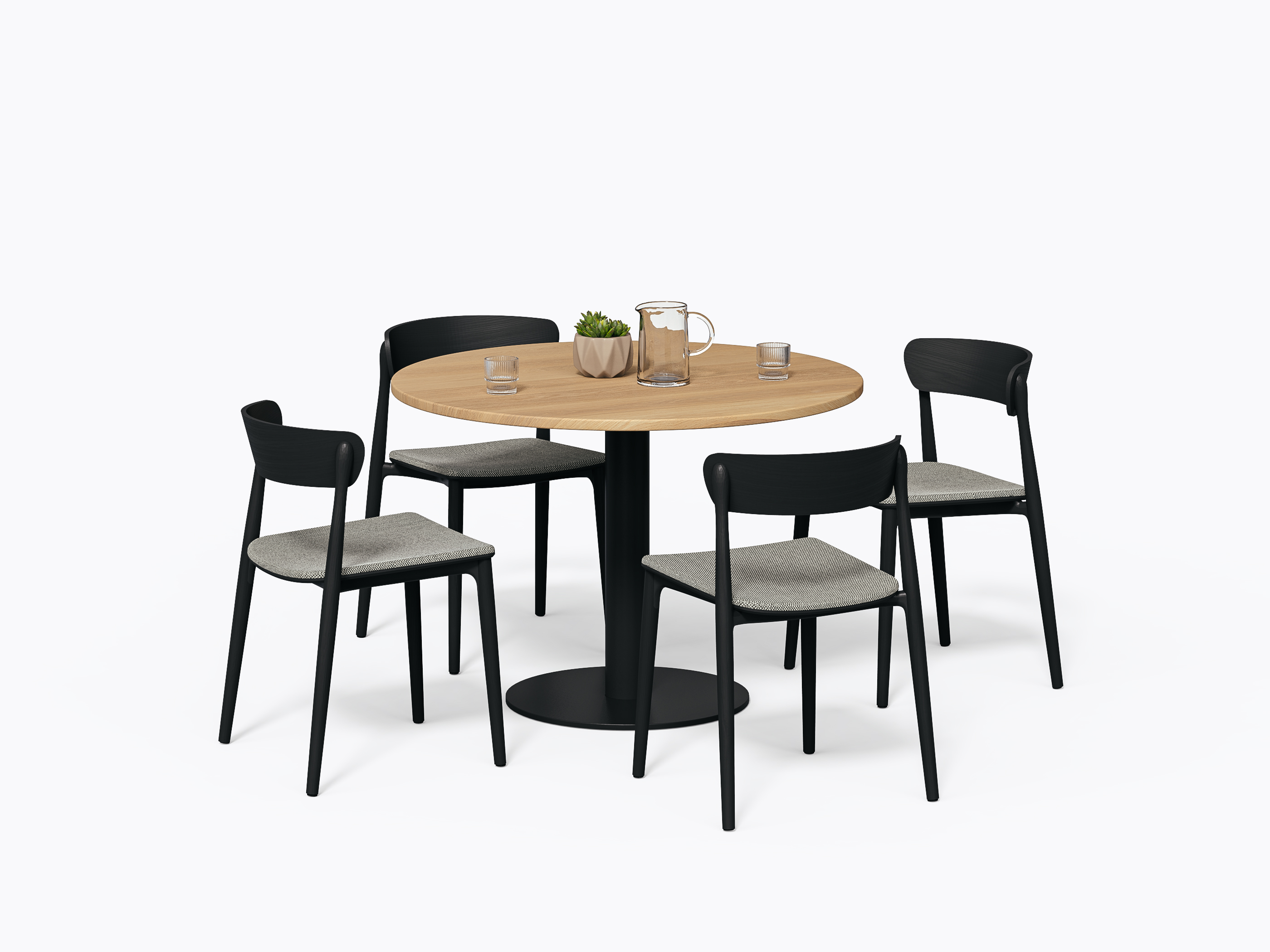 Table Olson XL - D42" X 29.5"(h) - Chêne Blanc