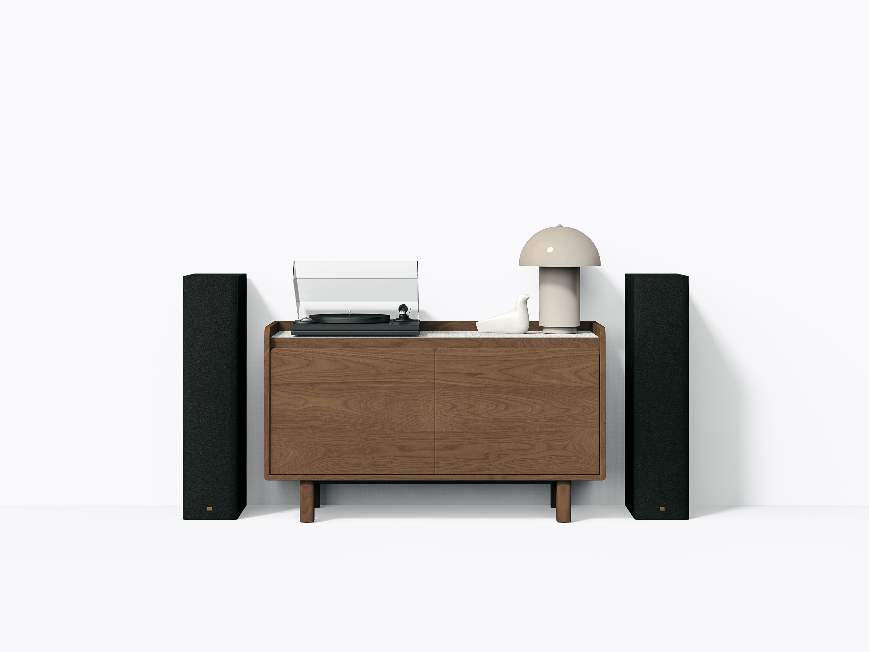 Meuble TV Paxson - 48" - Noyer