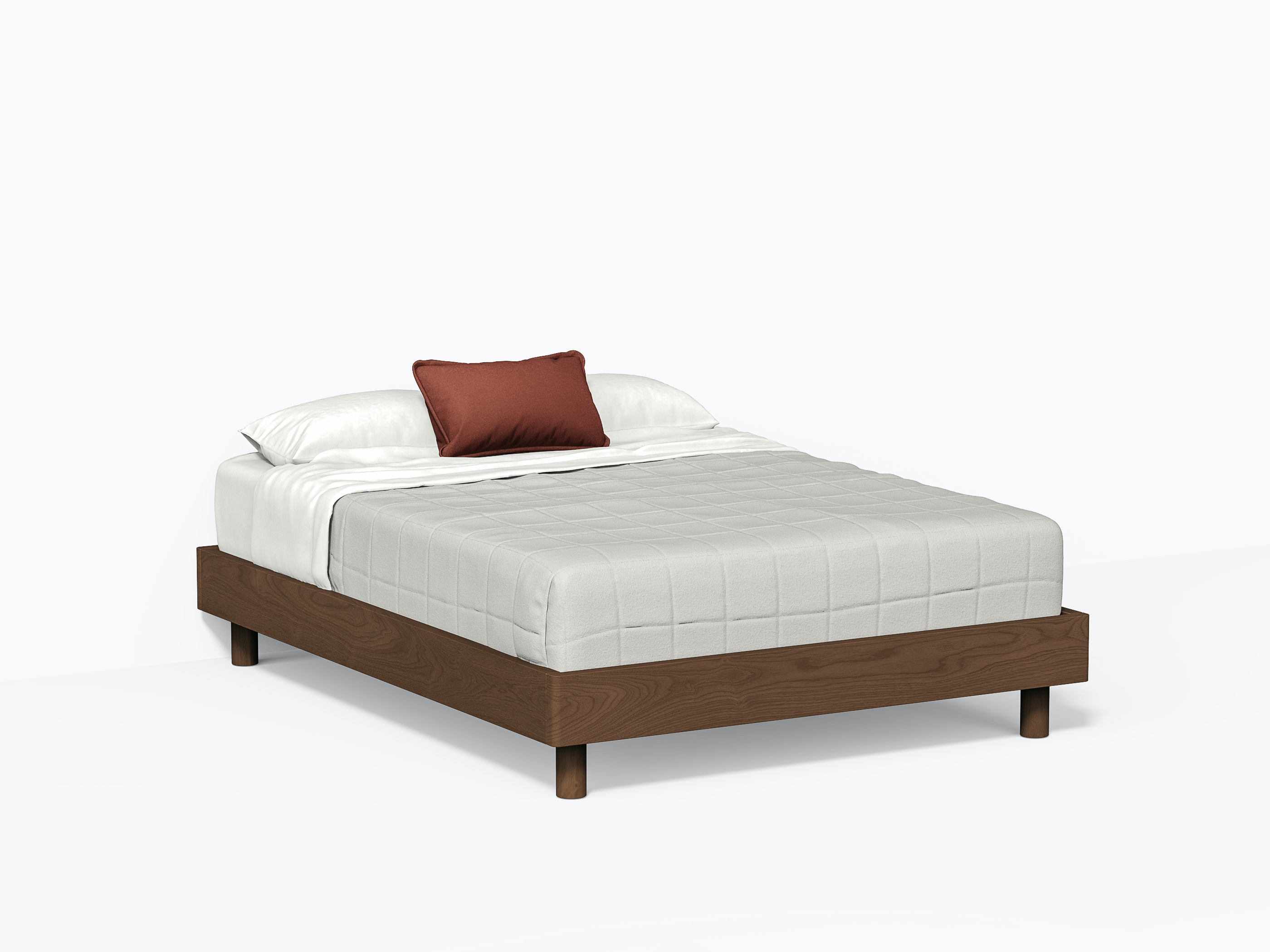 Polar Bed - Queen - Walnut
