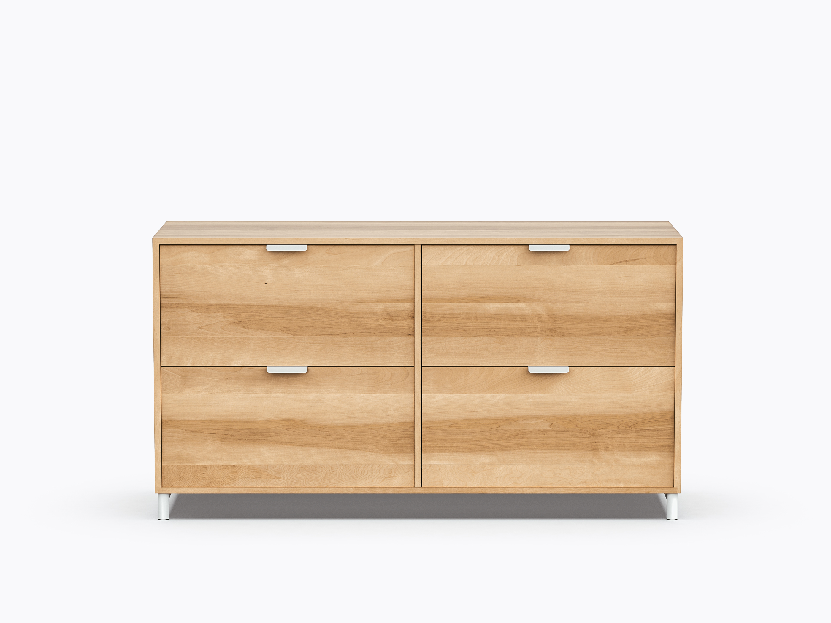 Ricardo Double Storage - 4 drawers - Yellow Birch