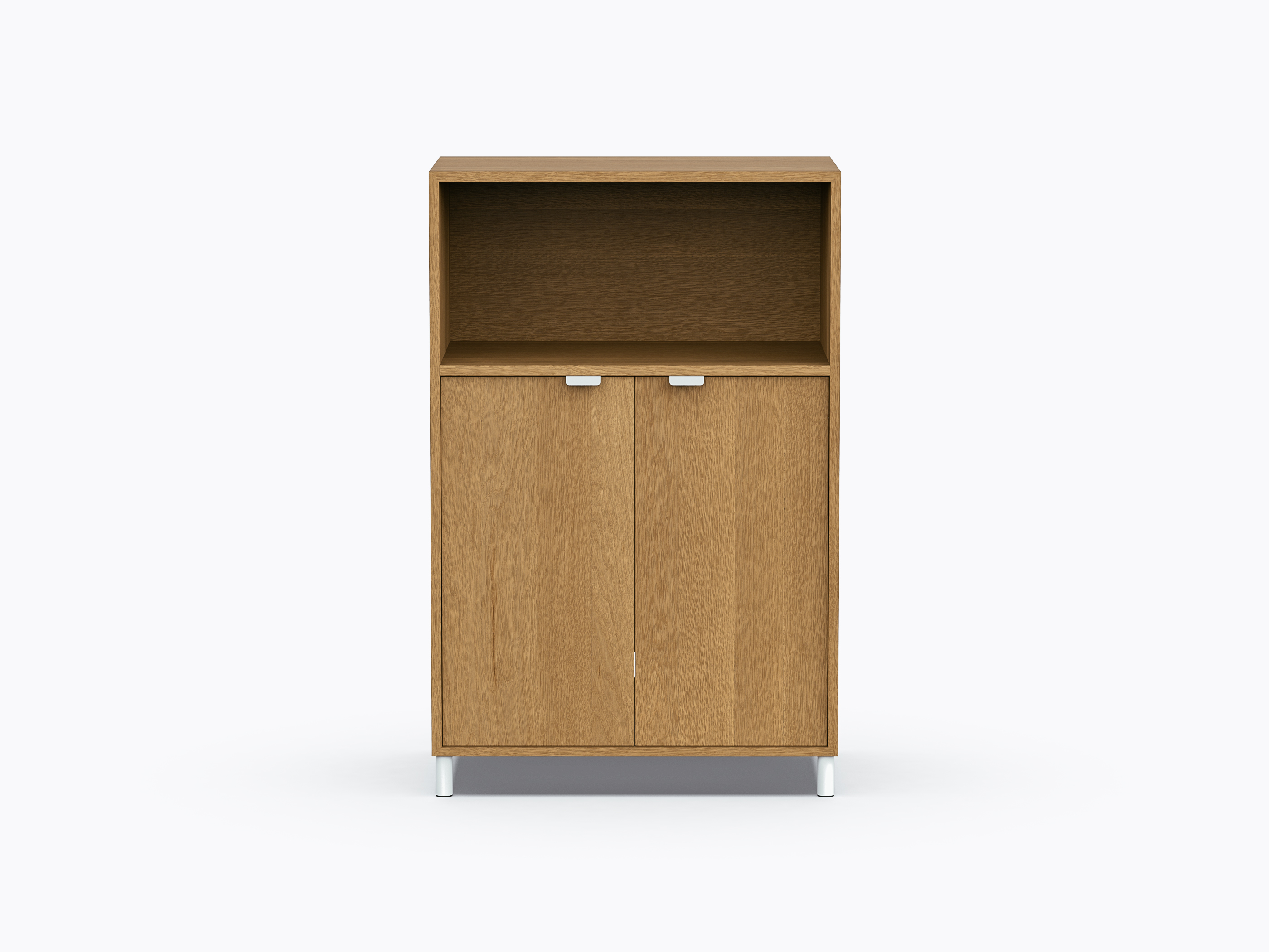 Ricardo Shelf Storage - 2 doors - White Oak