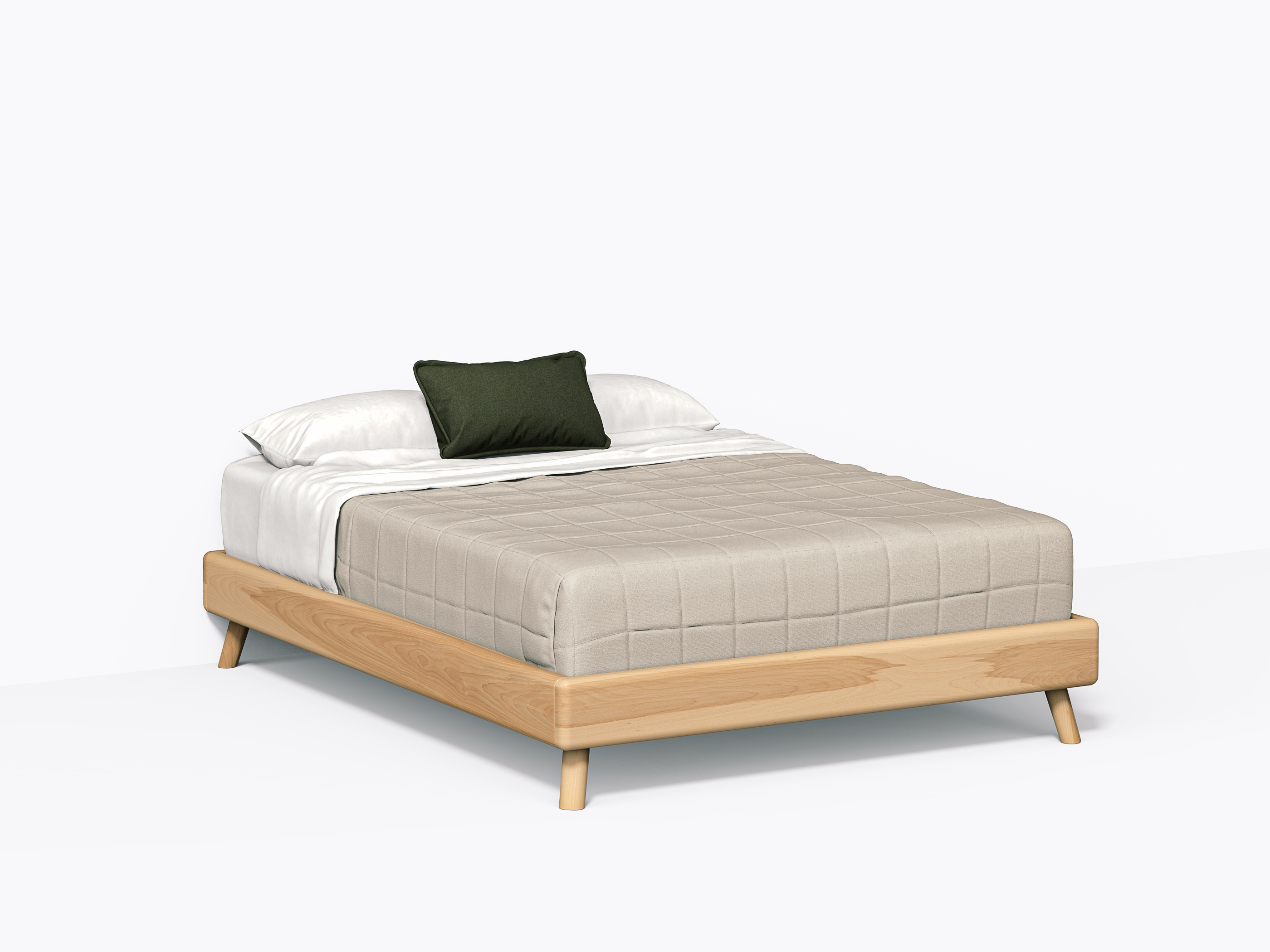 Roll Bed - Queen without headboard - Yellow Birch