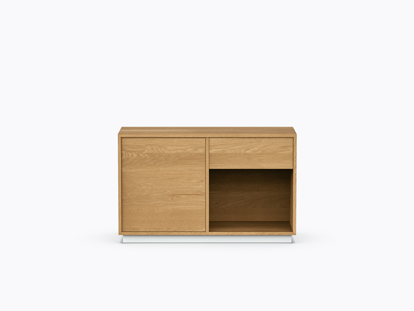 Ross Double - 1 drawer 1 door / Left - White Oak