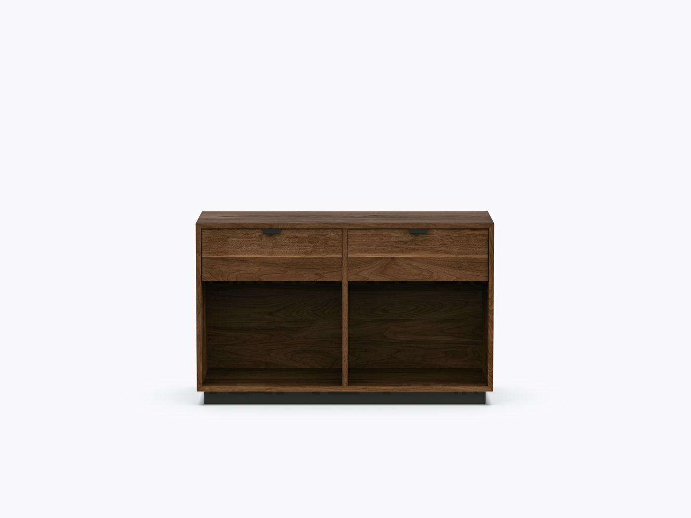 Ross Double - 2 drawers - Walnut
