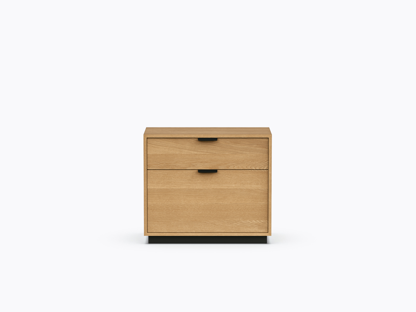 Ross Simple - 1 drawer / 1 file drawer - White Oak
