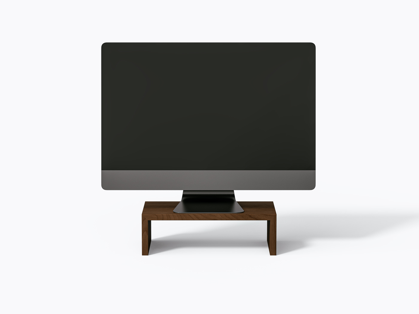 Talu Monitor Stand - 16" - Walnut