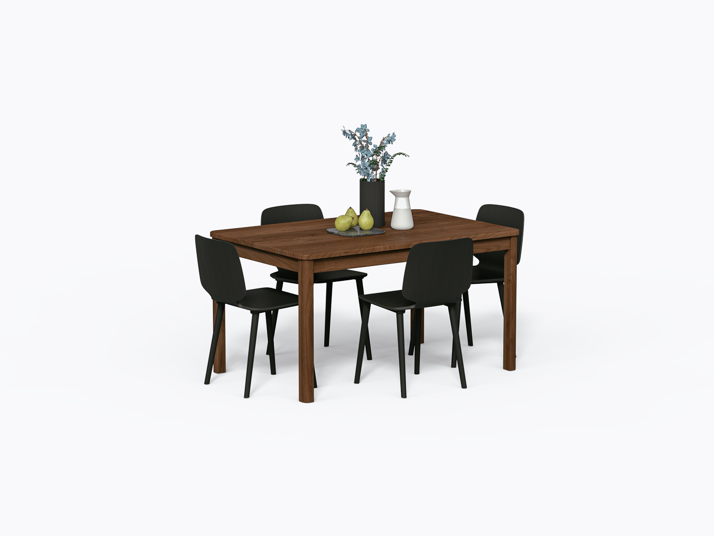 Taylor Extendable Dining Table - 36 X 54-84 - Walnut