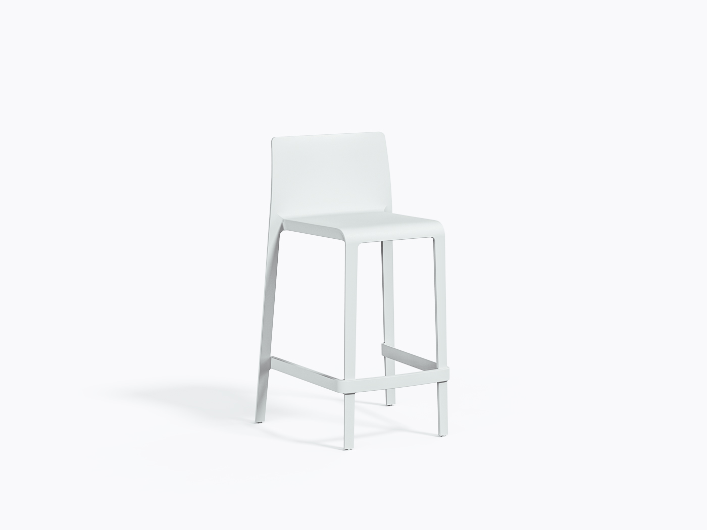 Tabouret comptoir Volt 677 - Blanc BI