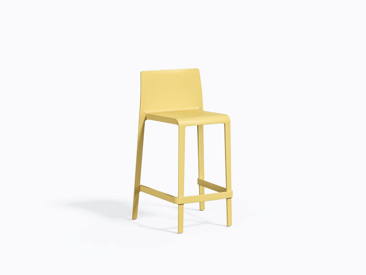 Volt 677 Countertop Stool - Yellow GI