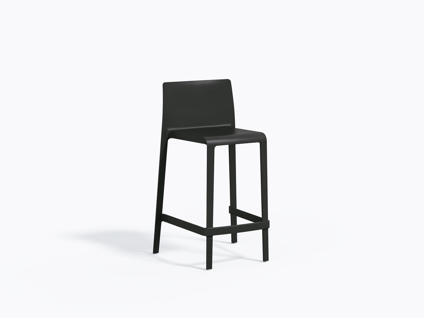 Volt 677 Countertop Stool - Black NE