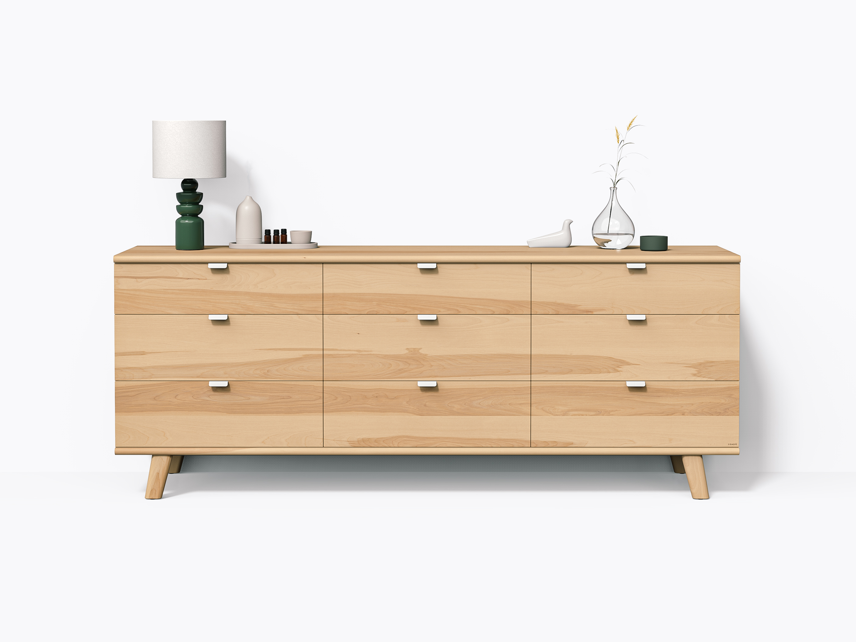 Wallace Dresser 84" 9 Drawers - Yellow Birch