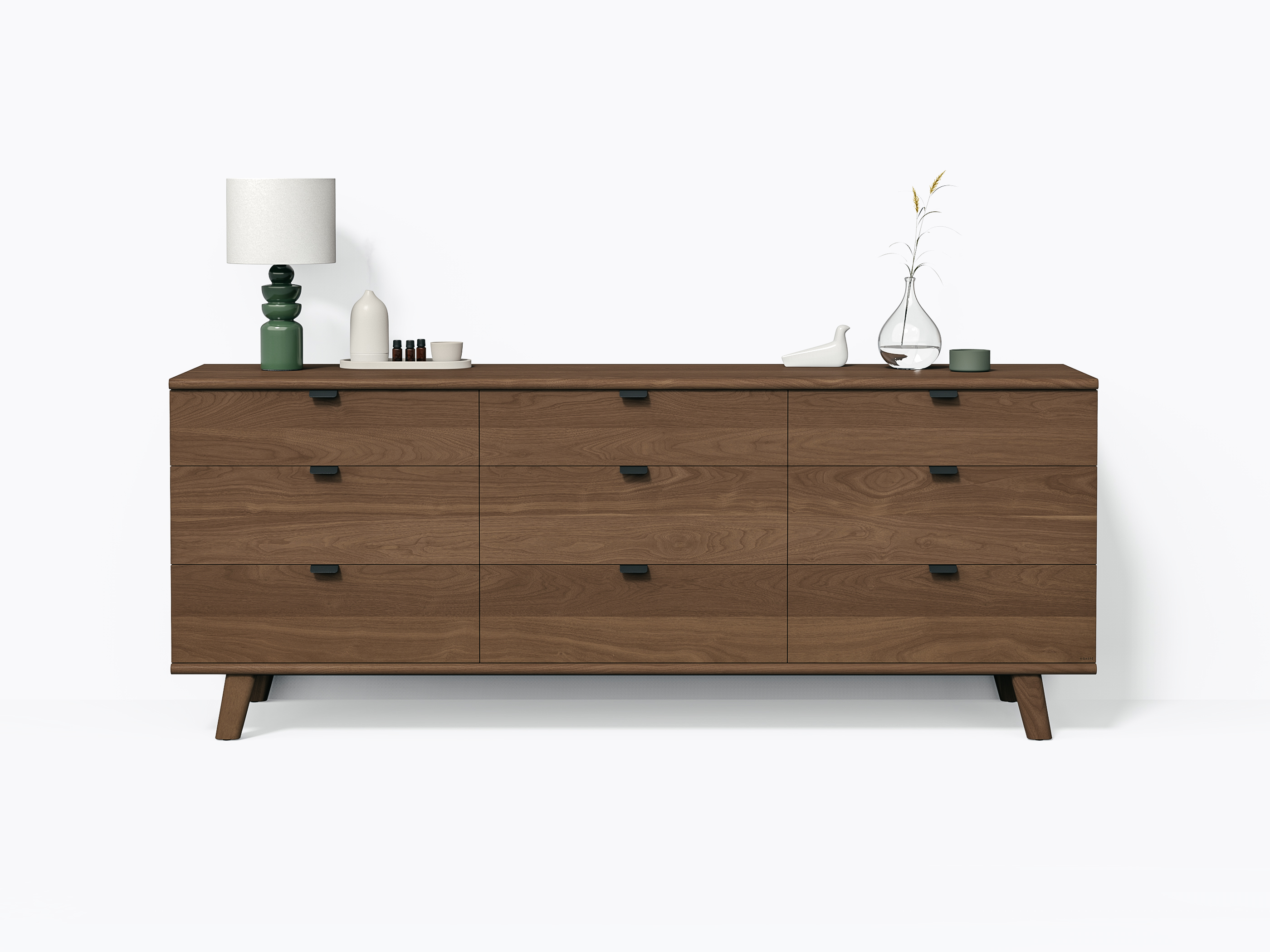 Wallace Dresser 84" 9 Drawers - Walnut