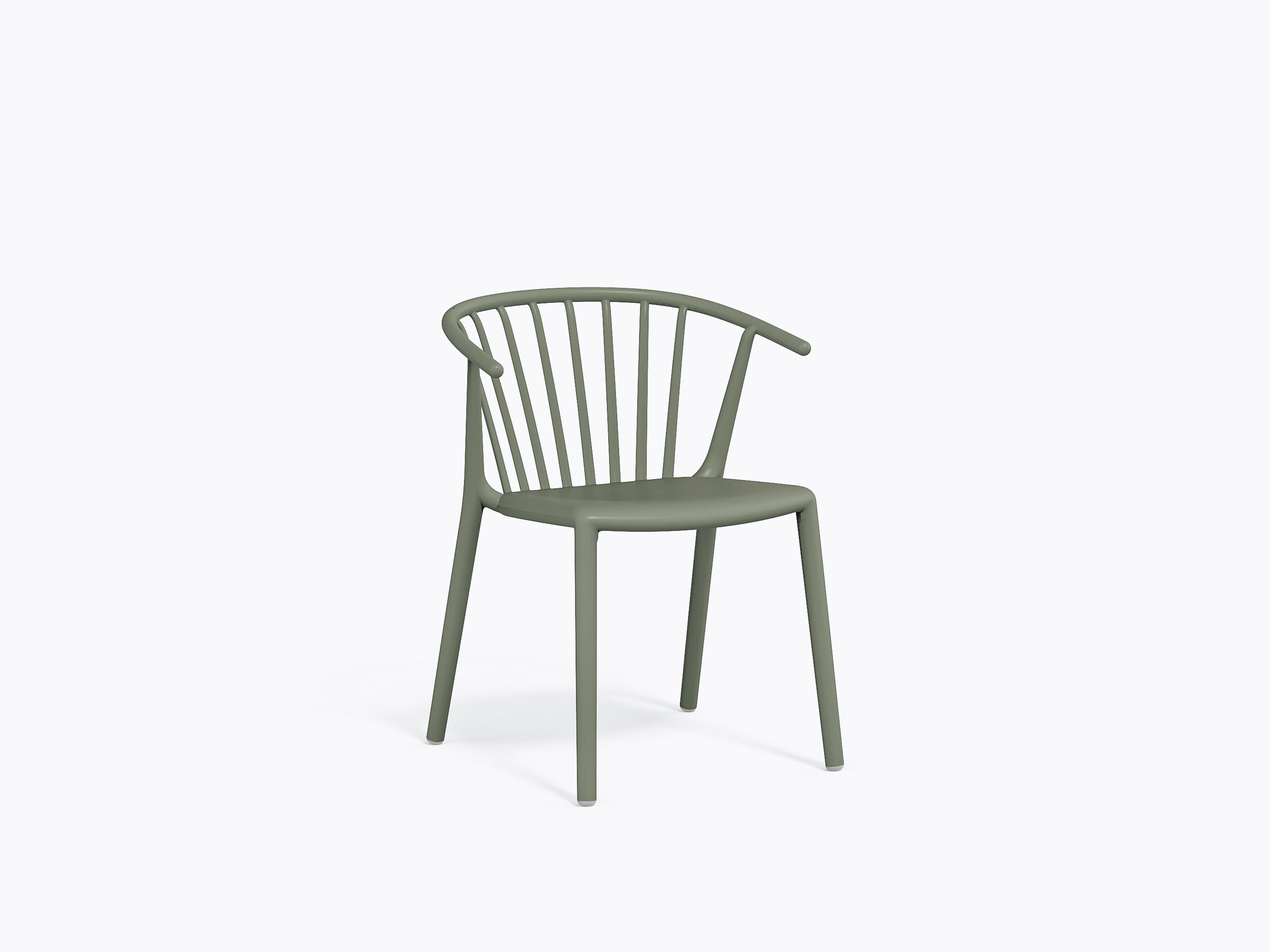 Chaise Woody - Vert Gris