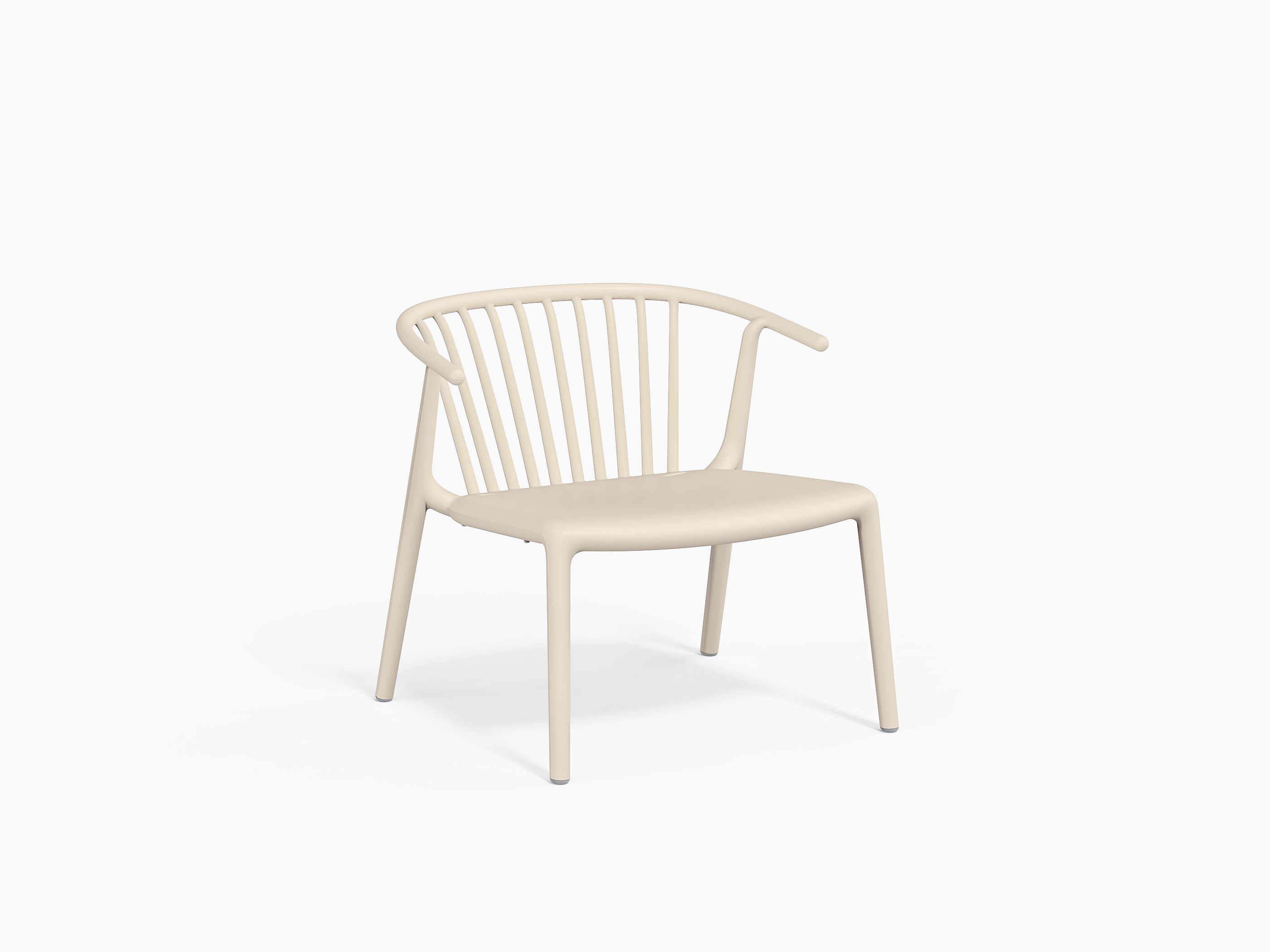 Chaise Lounge Woody - Blanc Ivoire